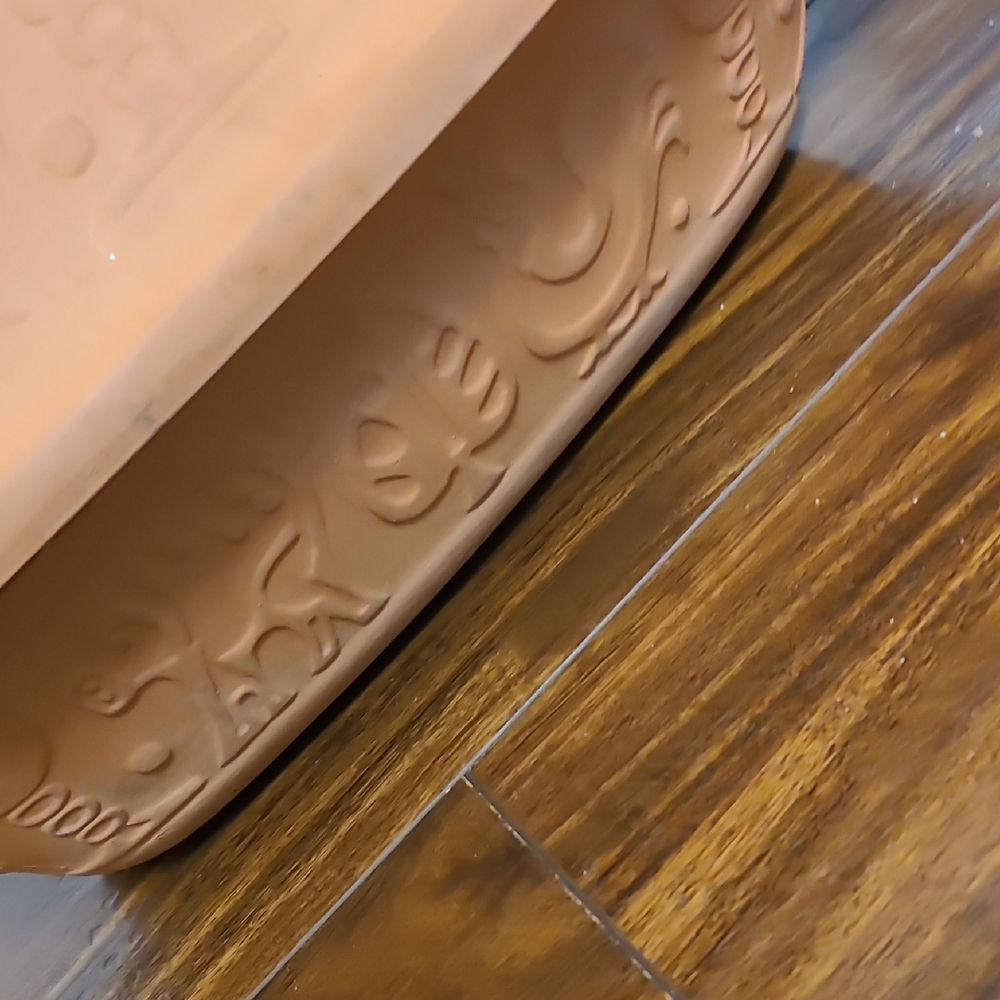 Romertopf Terracotta Clay Baker Dish with Lid - Orange - Picture 4 of 13